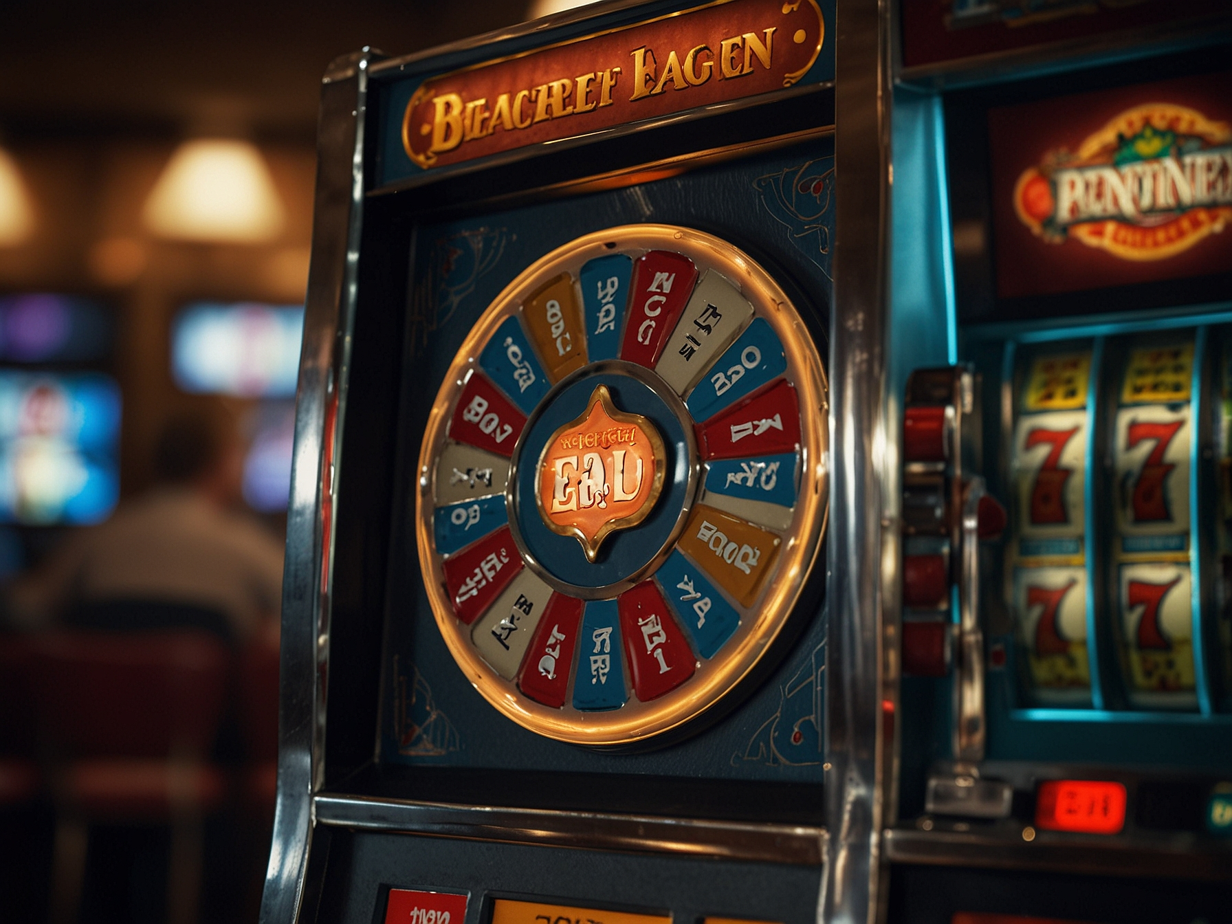 SlotBox brand showcase with slot reels