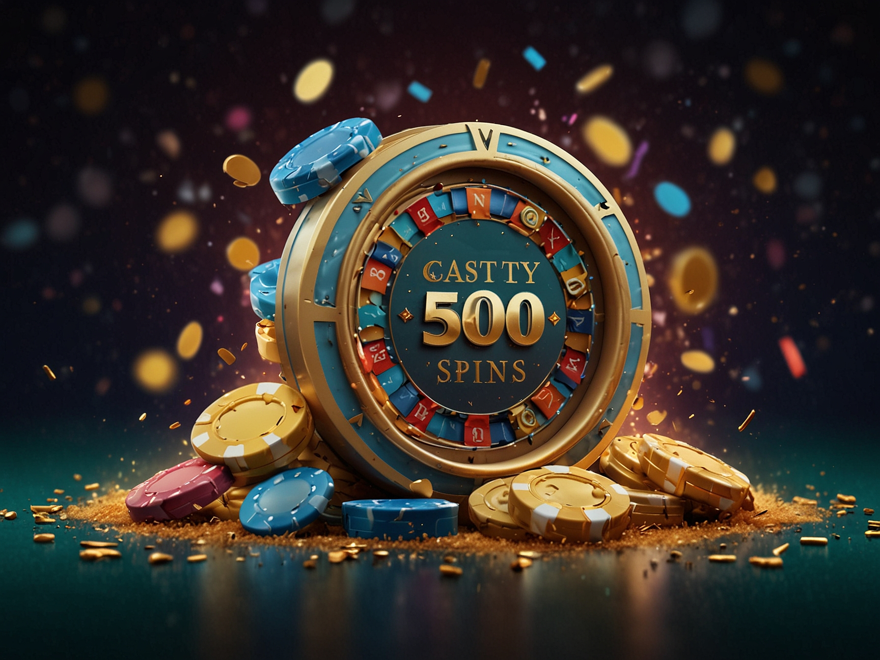Get your prize banner with free spins